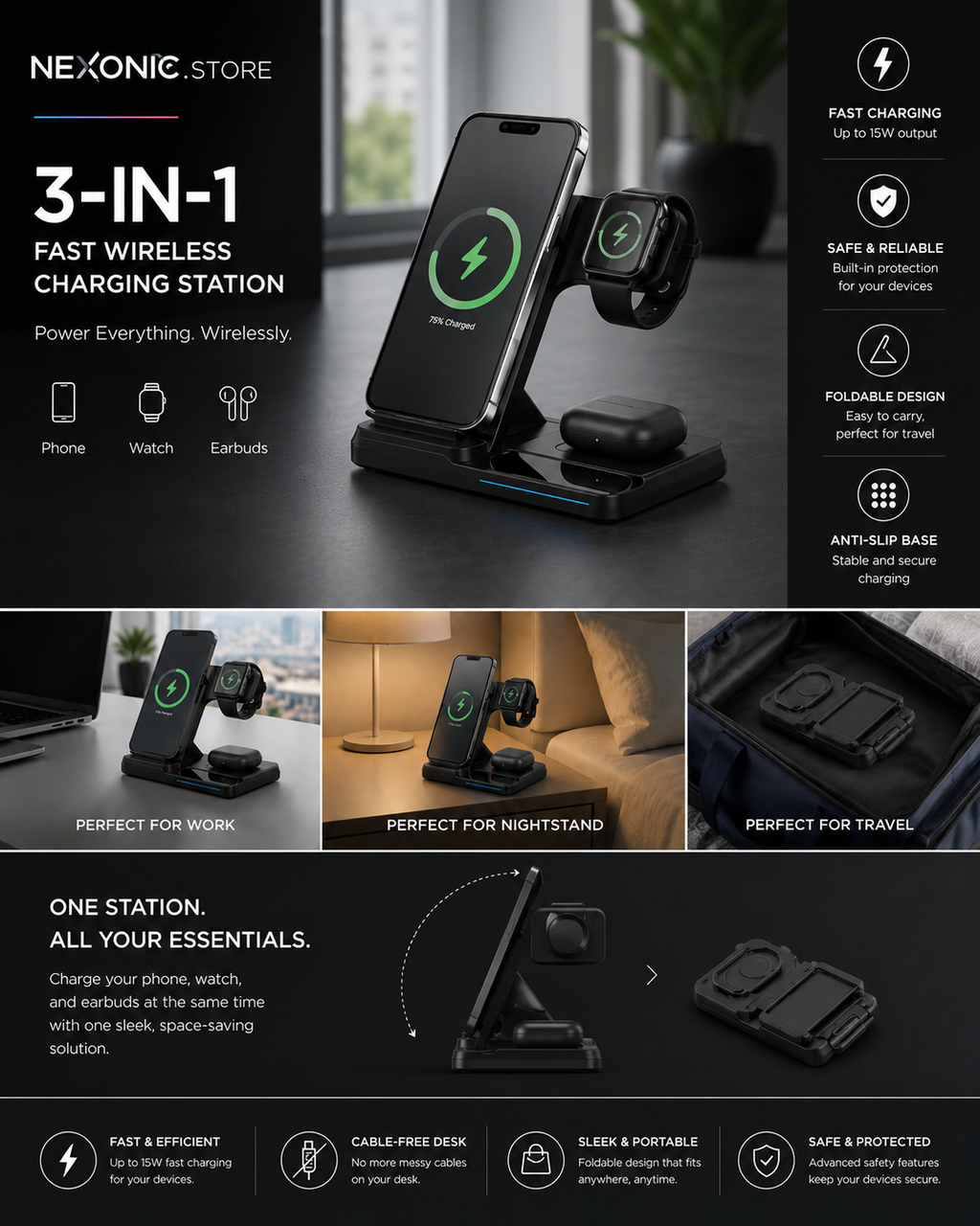Nexonic TriCharge™